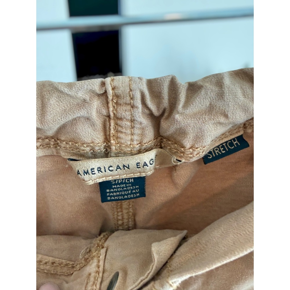 American Eagle Outfitters High Rise Utility Parachute Jogger Pants Brown S - Picture 5 of 13